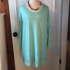 Mint Green Tunic Top